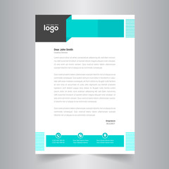 Corporate style letter head templates for your project design.