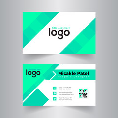 Abstract Corporate Business card Template Design.