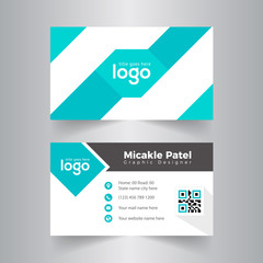 Abstract Corporate Business card Template Design.