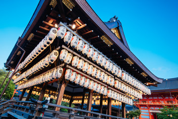 Fototapeta na wymiar Yasaka-Jinja Shrine in Kyoto Japan