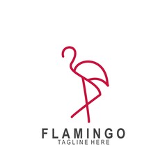 Flamingo logo with modern design