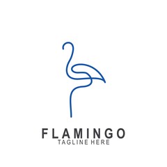 Flamingo logo with modern design