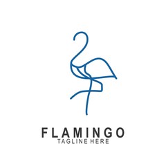 Flamingo logo with modern design