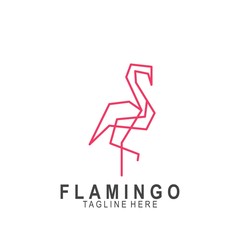 Flamingo logo with modern design