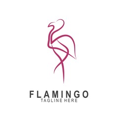 Flamingo logo with modern design