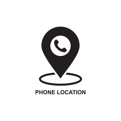 PHONE LOCATION ICON , MOBILE NAVIGATION ICON