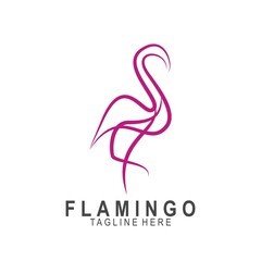 Flamingo logo with modern design