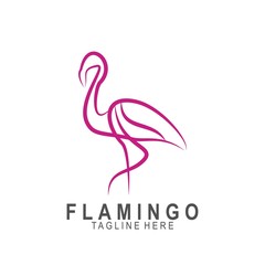 Flamingo logo with modern design