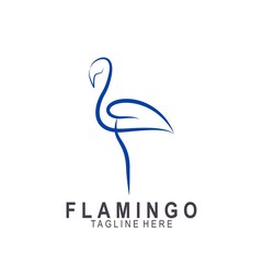 Flamingo logo with modern design