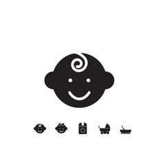 baby icon vector illustration for website and graphic design