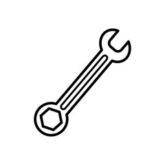 wrench icon vector design template