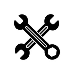 wrench icon vector design template