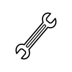 wrench icon vector design template