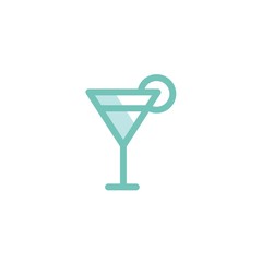 cocktail icon vector illustration for website and graphic design