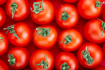 cherry tomatoes as a background