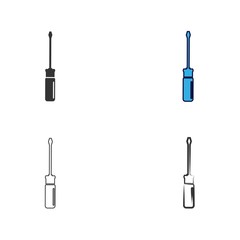 Obraz premium screw driver icon vector illustration design