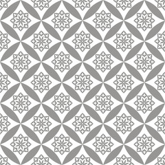 geometric seamless ornamental pattern
