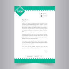 Corporate style Abstract letter head templates for your project design.