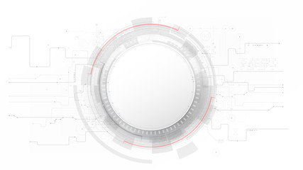 Futuristic and technology grey with a white abstract background 001