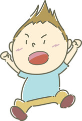 男の子01_05（飛ぶ）