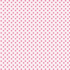 Abstract seamless circle pattern vector on pink background