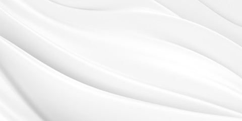 White abstract liquid wavy background