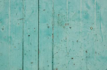 Vintage old green wood texture for background
