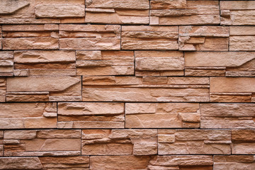 stone red brick wall background 