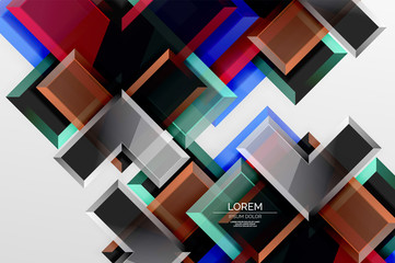 Metal arrow shape background. Abstract geometric background with 3d effect composition For Wallpaper, Banner, Background, Card, Book Illustration, landing page