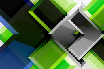 Metal arrow shape background. Abstract geometric background with 3d effect composition For Wallpaper, Banner, Background, Card, Book Illustration, landing page