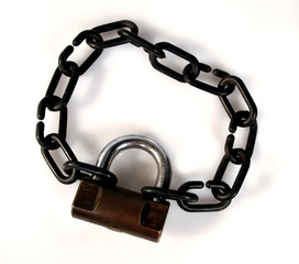 padlock and chain