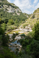 Fototapeta na wymiar Path on the Sicilian hills