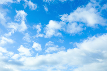 Obraz na płótnie Canvas Beautiful view of blue sky with clouds