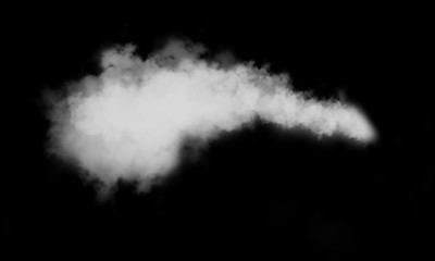 White smoke and fog smoke effect