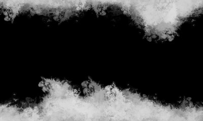 White smoke and fog smoke effect