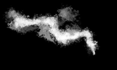 White smoke and fog smoke effect