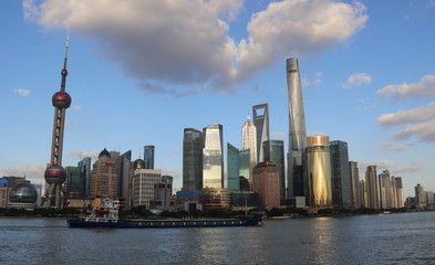 Naklejka premium Szanghaj - Skyline