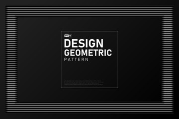 Abstract design artwork of black geometric template artwork background. illustration vector eps10