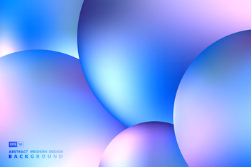 Abstract fluid orb of sphere design artwork violet colorful background. illustration vector eps10