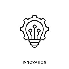 innovation icon vector. innovation sign symbol