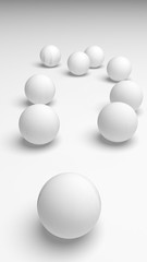 White abstract background. Lowpoly backdrop. Crumpled paper. 3D illustration