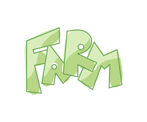 Graffiti style decorative lettering. Street art free wild style in geometry lines