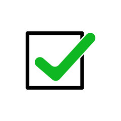 check mark icon vector design template