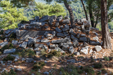 Ruins of Pinara ancient city, Turkey