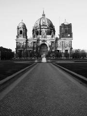 Fototapeta na wymiar Berliner Dom in Black and White