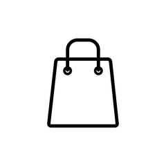 shopping bag - paper bag icon vector design template