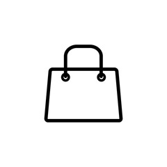 shopping bag - paper bag icon vector design template