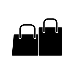 shopping bag - paper bag icon vector design template