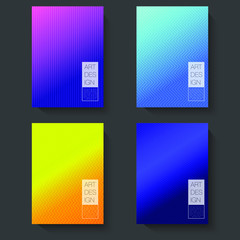 Abstract geometric repeating background. minimal covers design. Line and shape on colorful gradient. Vector illustrator