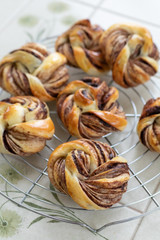 自宅でパン作り　チョコマーブルパン